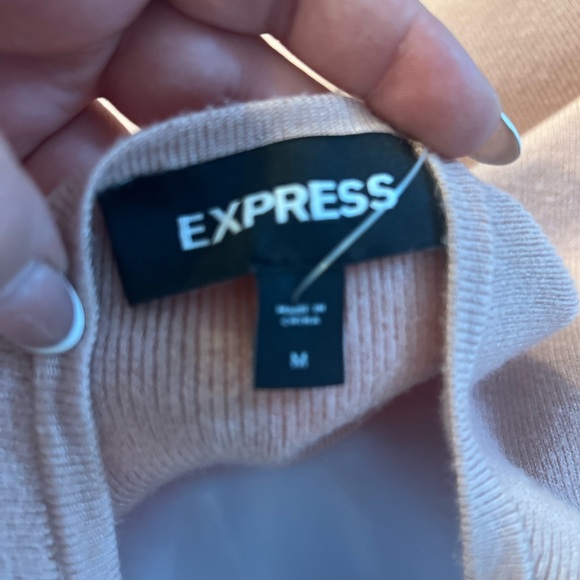 Express Blush Long Sleeve Mini Dress - Picture 5 of 7